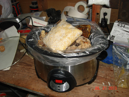 Processing Wax In a Crock Pot - Show Me The Honey! - Christopher Beeson -  Beekeeper Blog - St Louis Missouri